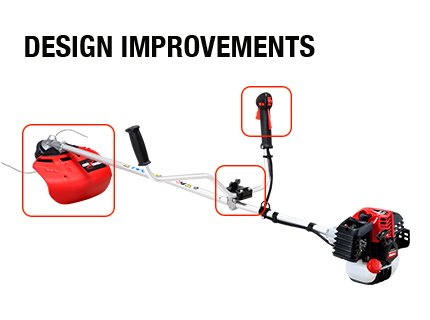 Changes on selected trimmers and brushcutters 